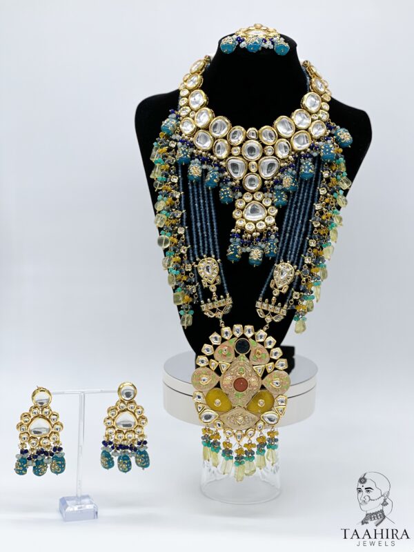 Frida - Timeless Meenakari Kundan Bridal Necklace Set