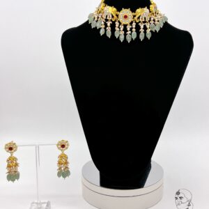Pearl Drop Choker Set