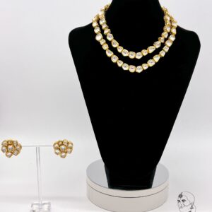 Double-layered Kundan Necklace Set