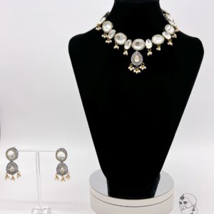 Pearl Drop Choker Set
