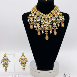 Myra - Opulent Kundan Bridal Necklace Set