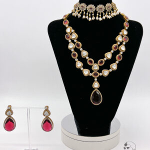 Aaliyah - Lavish Victorian Bridal Necklace Set