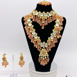 Ayda - Elegant Iniyat Kundan Bridal Necklace Set