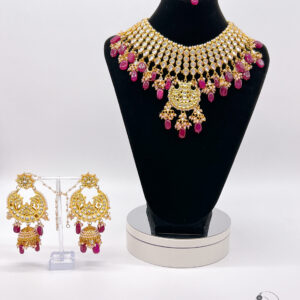 Durga - Timeless Pachi Kundan Bridal Necklace Set