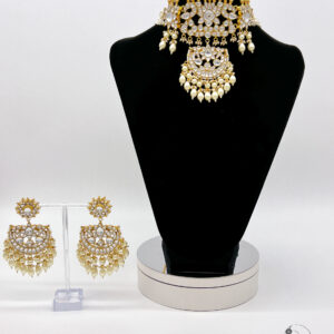 Yamuna - Vintage Pachi Kundan Bridal Necklace Set