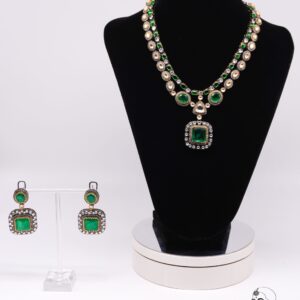 Victorian-inspired layered Long Necklace Set