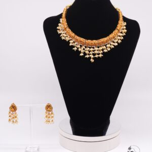 Gold Plated Hasli Necklace Set