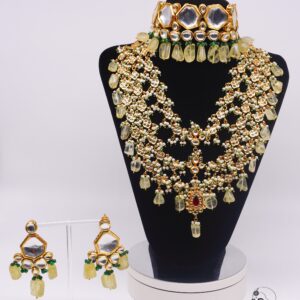 Aishwarya - Multi-layered Kundan Bridal Necklace Set