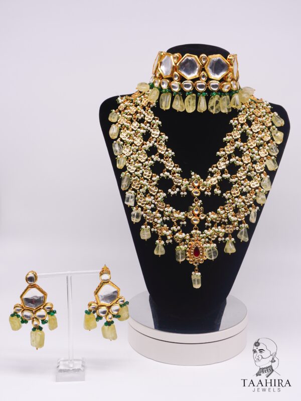 Aishwarya - Multi-layered Kundan Bridal Necklace Set