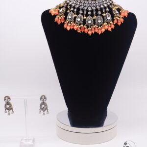 Raha - Moonlit Kundan Bridal Necklace Set