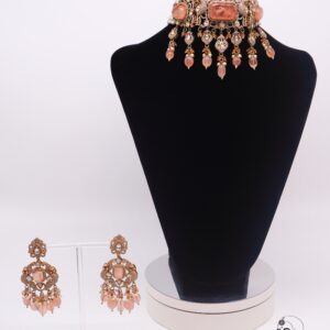 Mitali - Sleek Kundan Choker Bridal Set