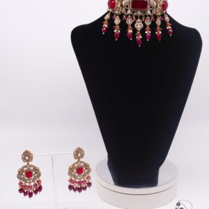 Jivika - Feminine Kundan Choker Bridal Set