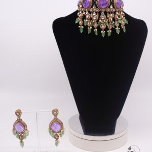 Ashi - Royal Kundan Bridal Choker Set