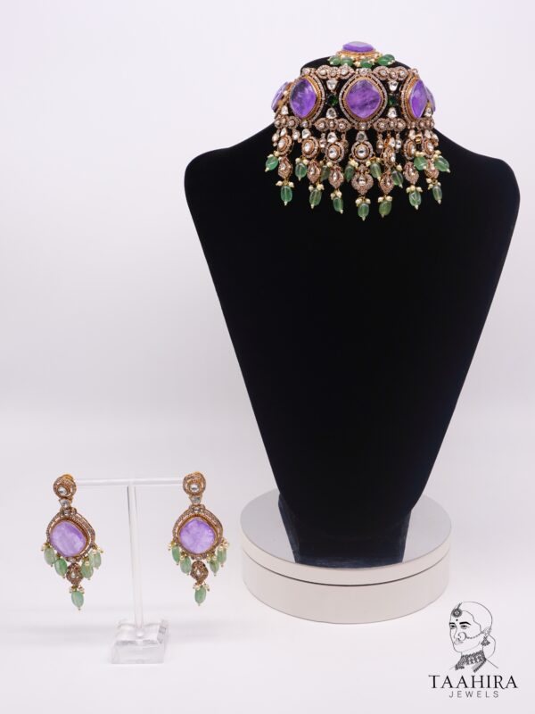 Ashi - Royal Kundan Bridal Choker Set