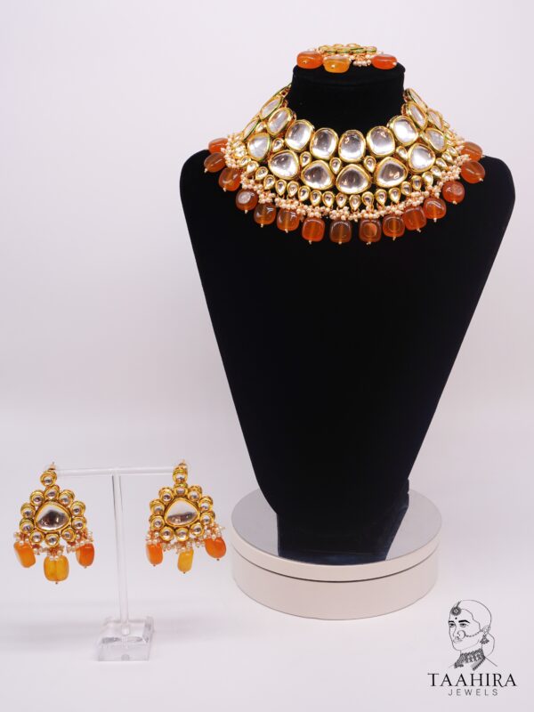 Kajal - Charming Kundan Bridal Necklace Set