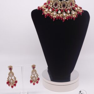 Carima - Classy Kundan Bridal Choker Set