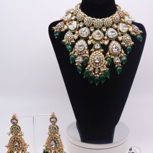 Dhara - Majestic Kundan Bridal Necklace Set